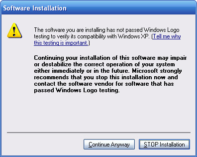 software not passed windows logo