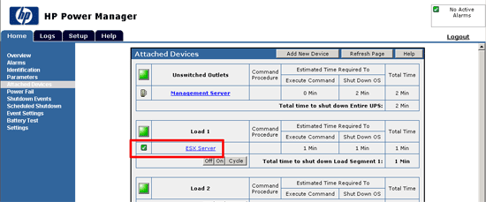 esx hp poer manager