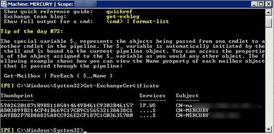 Get-ExchangeCertificate