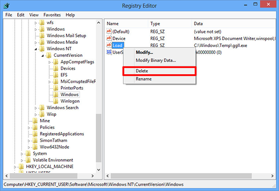 Registry Auto Load Key