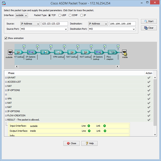 Packet Tracer Inbound Packet Works