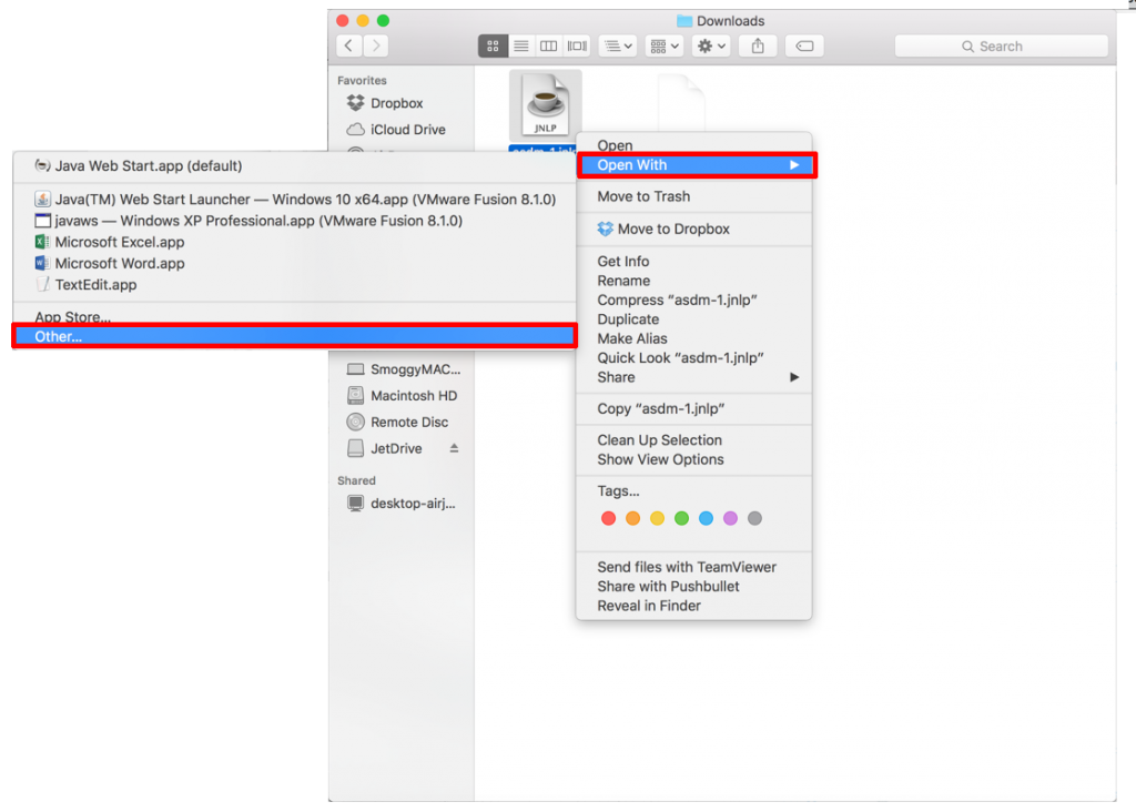 Safari open jnlp files not download them petenetlive