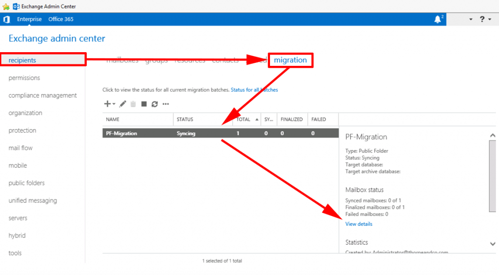 Migrating Public Folders from Exchange 2010 to Exchange 2013