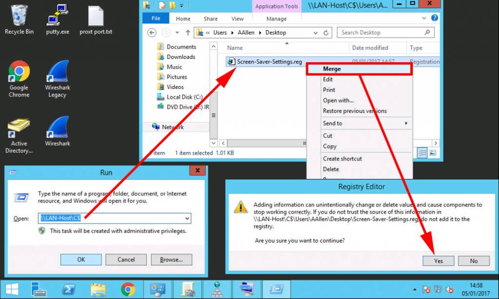 Windows Deploy and Configure Photo Screen Saver via GPO
