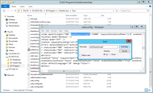 maxrequestlength size limit exchange versions maxrequestlength size limit exchange versions