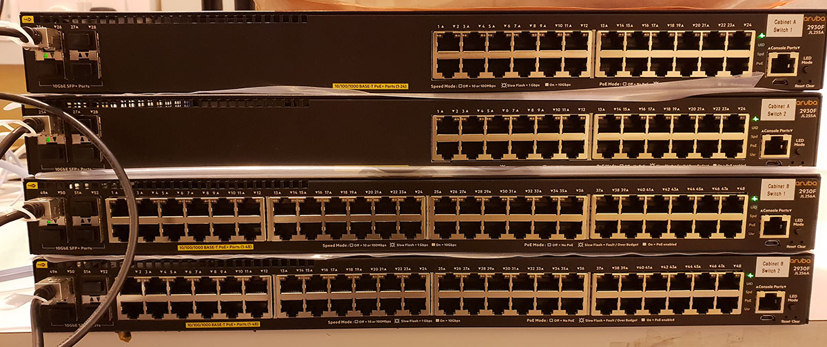 VSF Stacking Aruba Switches