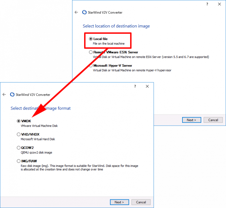 Convert (VMware) VMDK to (Microsoft) VHD/VHDX