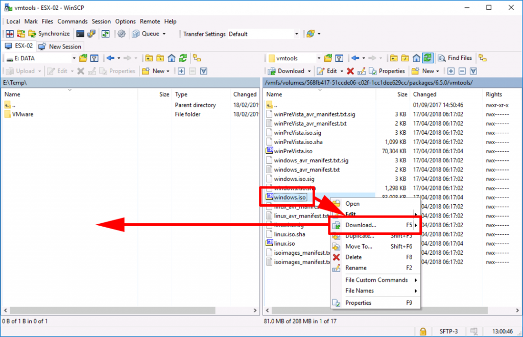 Manually extracting vmware tools drivers petenetlive