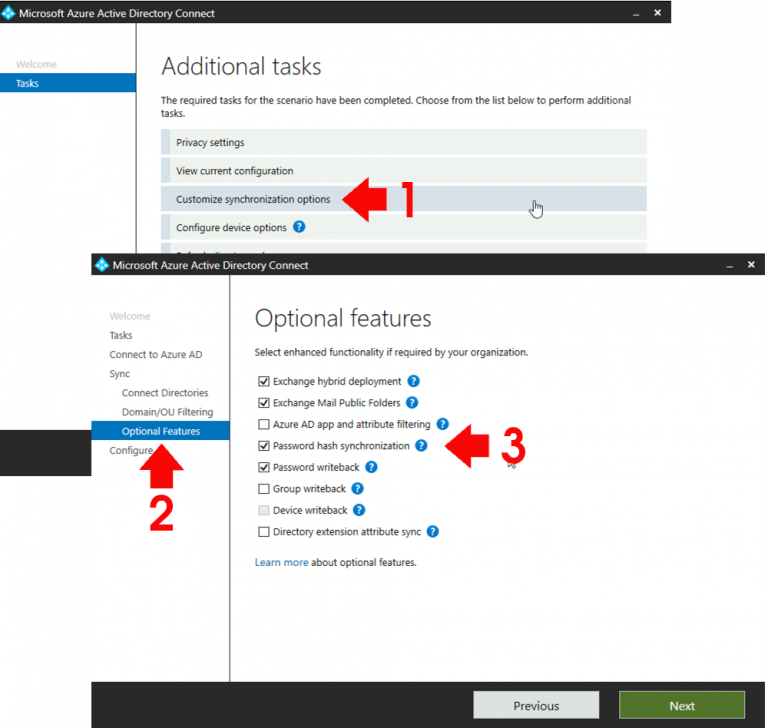 Azure AD Connector Disable ADFS Authentication