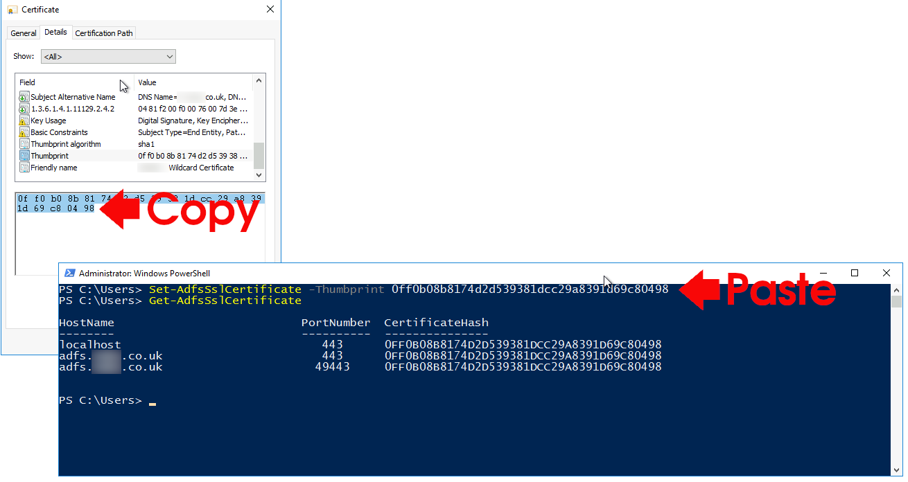 ADFS Changing the Certificate