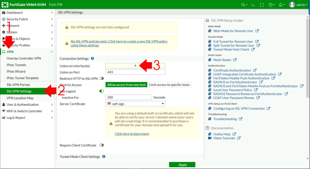 fortinet ssl vpn download