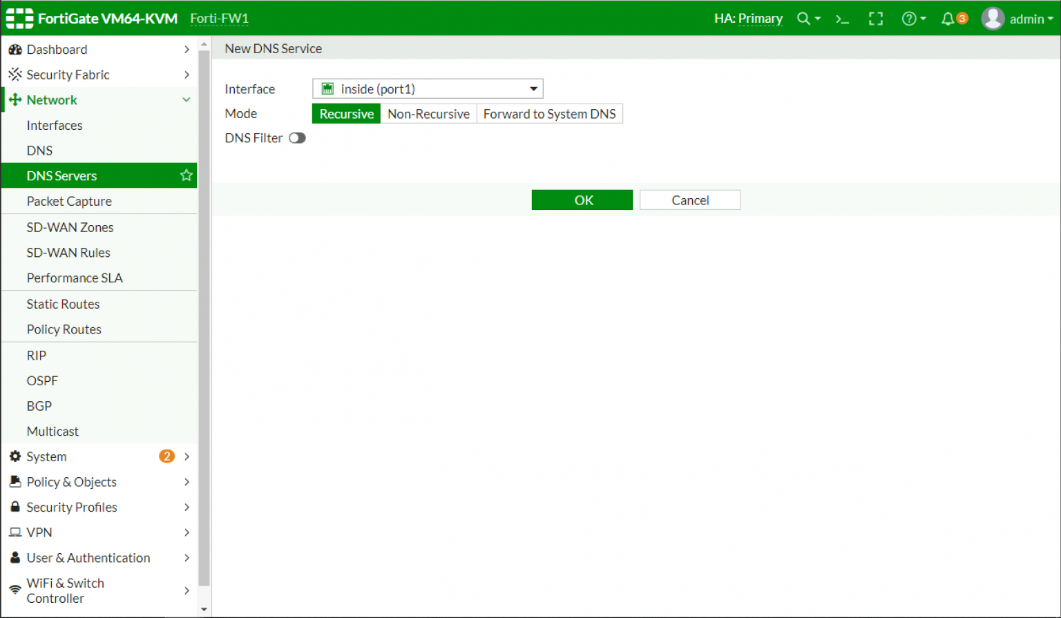 Fortigate dns serving dns databases petenetlive