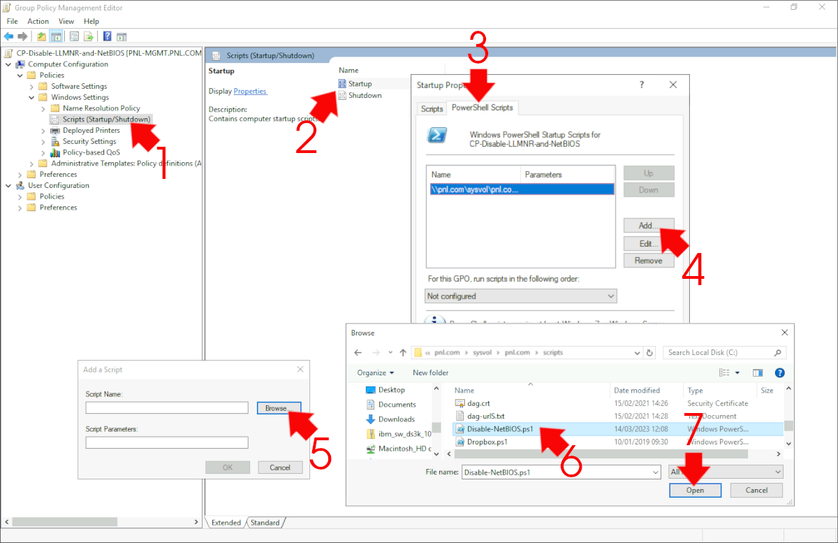 Disable LLMNR and NetBIOS (via GPO)