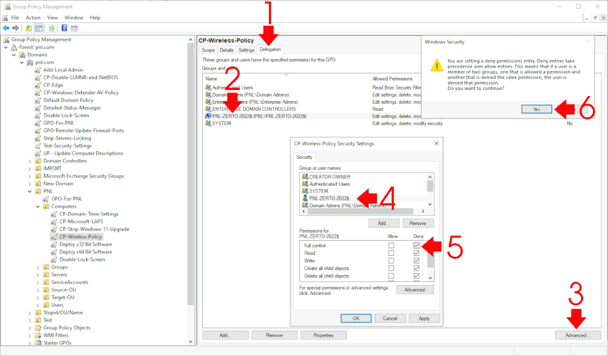 Exclude One Computer from GPO
