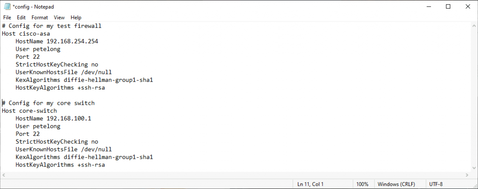 Windows ssh no matching key petenetlive
